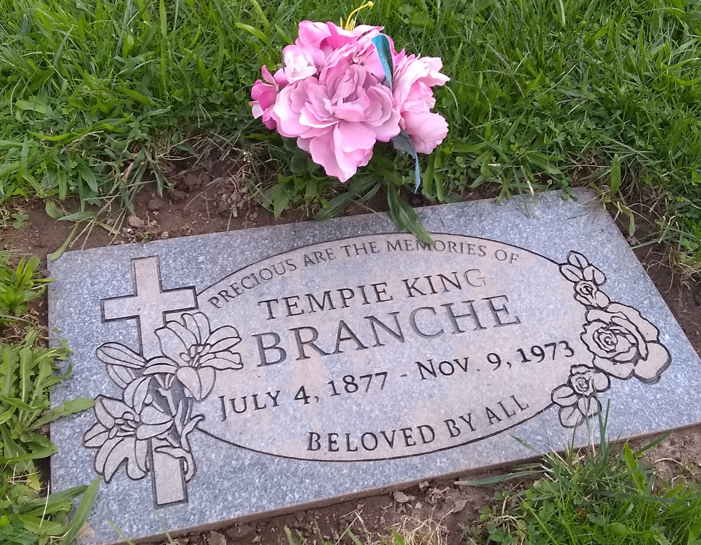 full color gravestone BRANCHE